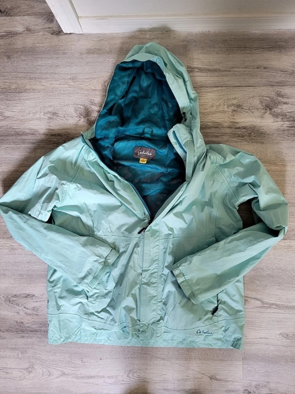 Cabela's Hooded Ski Jacket Green Large